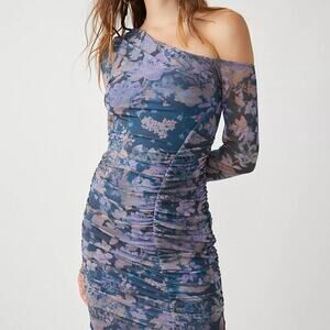 Purple long sleeve dress